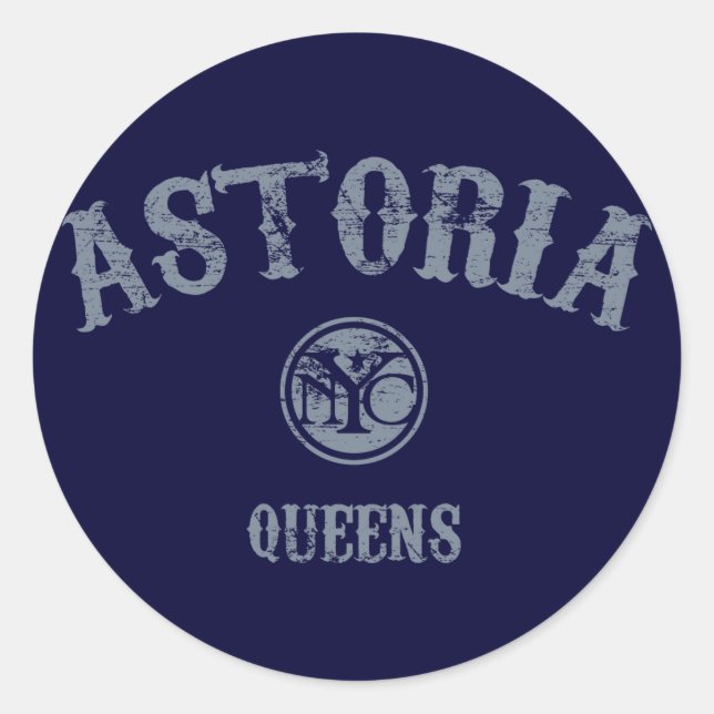 Sticker Rond Astoria (Devant)