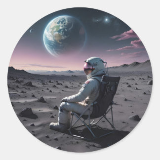 Sticker Rond Astro Leisure