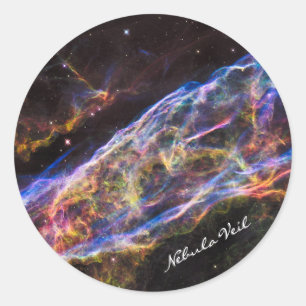 Sticker Rond Astronomie & Nebula Voile, Hubble / Galaxie