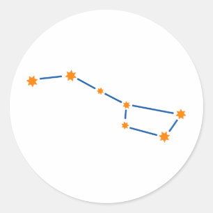 Sticker Rond astronomie-ours-grand-2