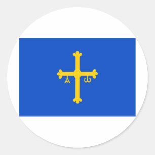 Sticker Rond Asturies