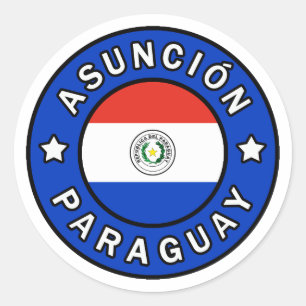 Sticker Rond Asunción Paraguay