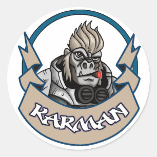 Sticker Rond AT-43 Comic Karman