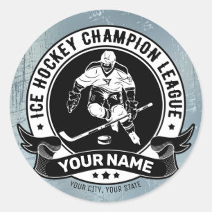 Sticker Rond Athlétisme de hockey