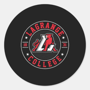 Sticker Rond Athlétisme du Collège Lagrange Design Sport Vintag