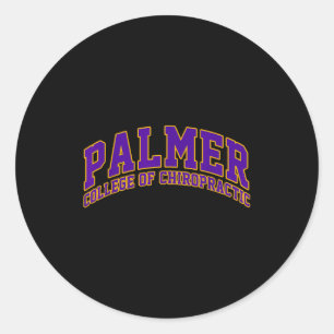 Sticker Rond Athlétisme du Palmer College Of Chiropractic Vinta
