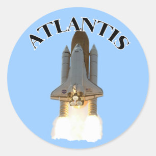Sticker Rond Atlantis