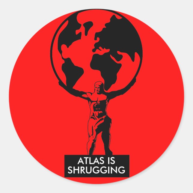 Sticker Rond Atlas (Devant)