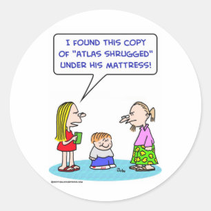 Sticker Rond atlas haussé, rand sous matelas