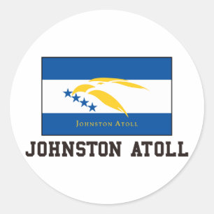 Sticker Rond Atoll de Johnston