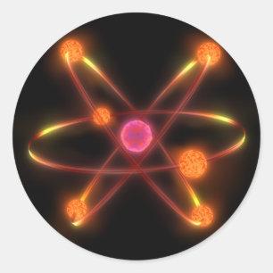 Sticker Rond atomique