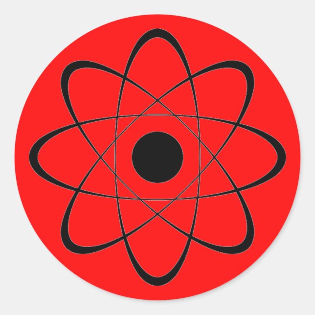 Sticker Rond atomique (Devant)