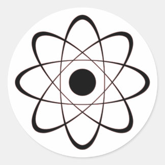 Sticker Rond atomique