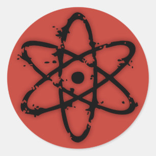Sticker Rond Atomiques Nuculaires !