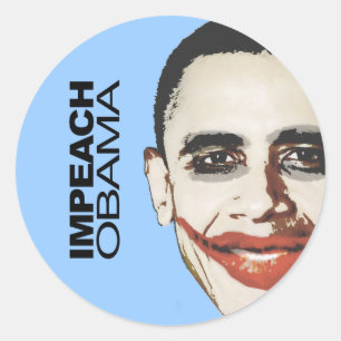 Sticker Rond Attaquez Obama