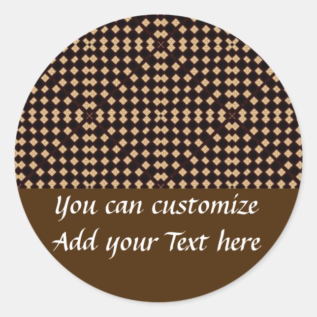 Sticker Rond Atteindre_ (Devant)