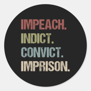 Sticker Rond Atteindre Condamner Condamnation Emprisonnement An