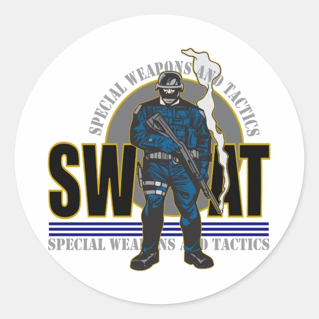 Sticker Rond Attitude de l'armée de terre (Devant)