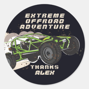 Sticker Rond ATV UTV Offroad Adventure Extreme Sports Car Club