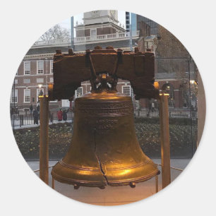 Sticker Rond Au berceau de la liberté