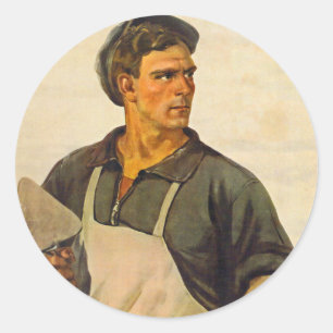 Sticker Rond Au nom de la paix