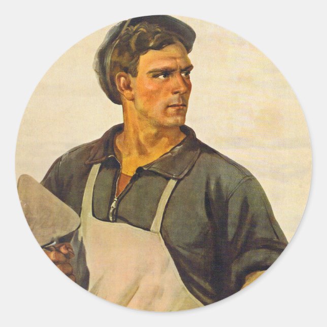 Sticker Rond Au nom de la paix (Devant)