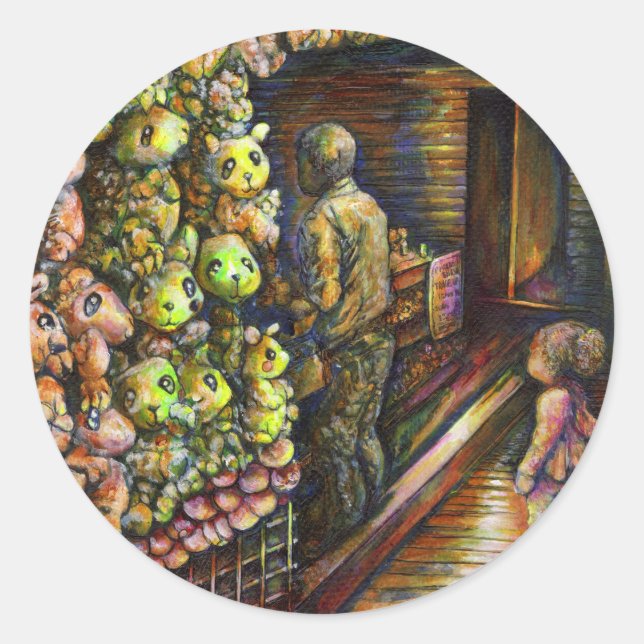 Sticker Rond Au nord du cirque (Devant)