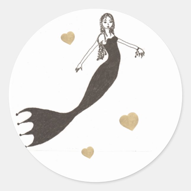 Sticker Rond Au temps de la magie (Devant)