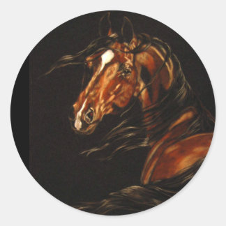 Sticker Rond Au Vent