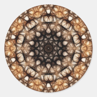 Sticker Rond Auburn Stars (Autocollant)