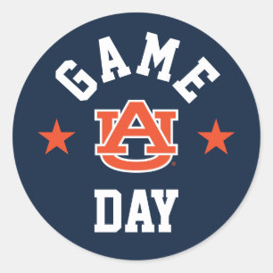 Sticker Rond Auburn University Jeu Day