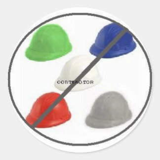 Sticker Rond Aucun entrepreneur