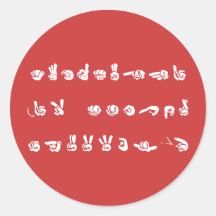 Sticker Rond Aucun graffiti ASL