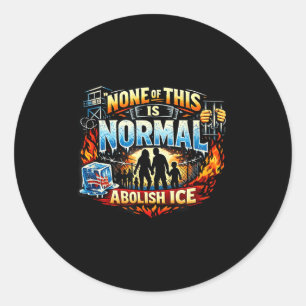 Sticker Rond Aucune de ceci n'est une déclaration de protestati