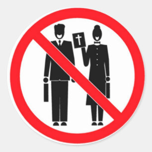 Sticker Rond Aucunes masselottes de bible