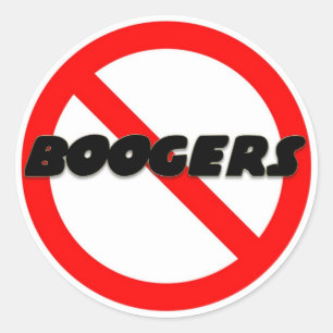 Sticker Rond Aucuns Boogers