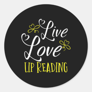 Sticker Rond Audience - Sourd - Incapable D'Entendre - Sensibil