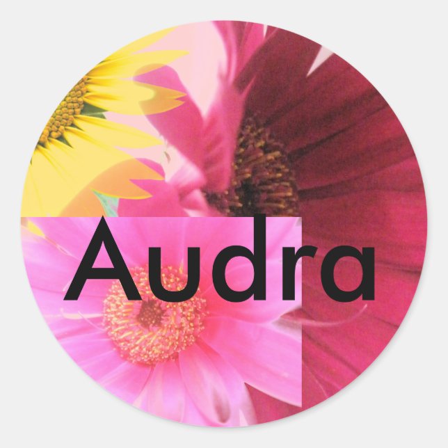 Sticker Rond Audra (Devant)