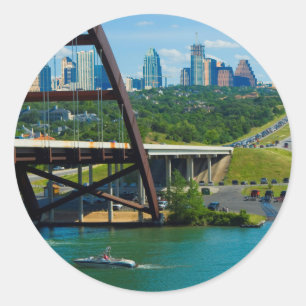 Sticker Rond Austin, Texas de 360 Bridge