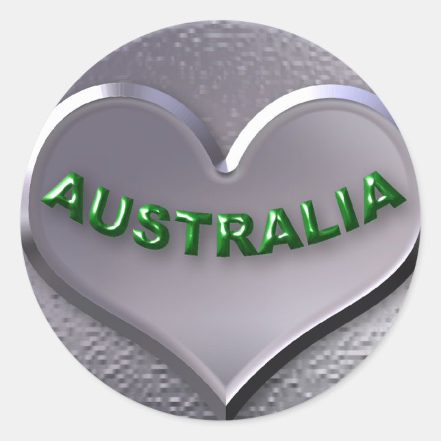 STICKER ROND AUSTRALIE (Devant)
