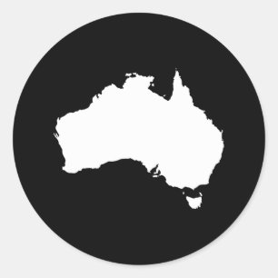 Sticker Rond Australie