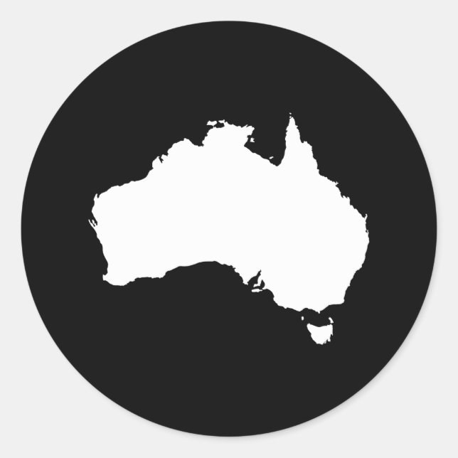 Sticker Rond Australie (Devant)