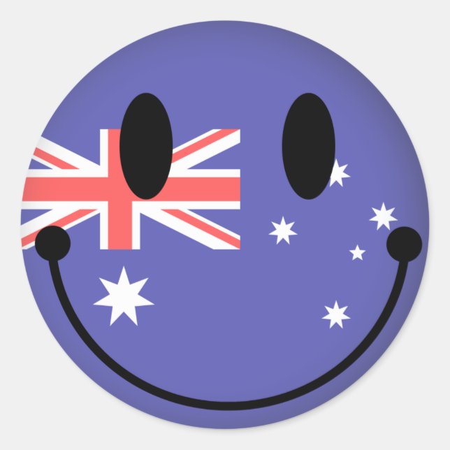 Sticker Rond Australie (Devant)