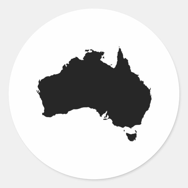 Sticker Rond Australie (Devant)