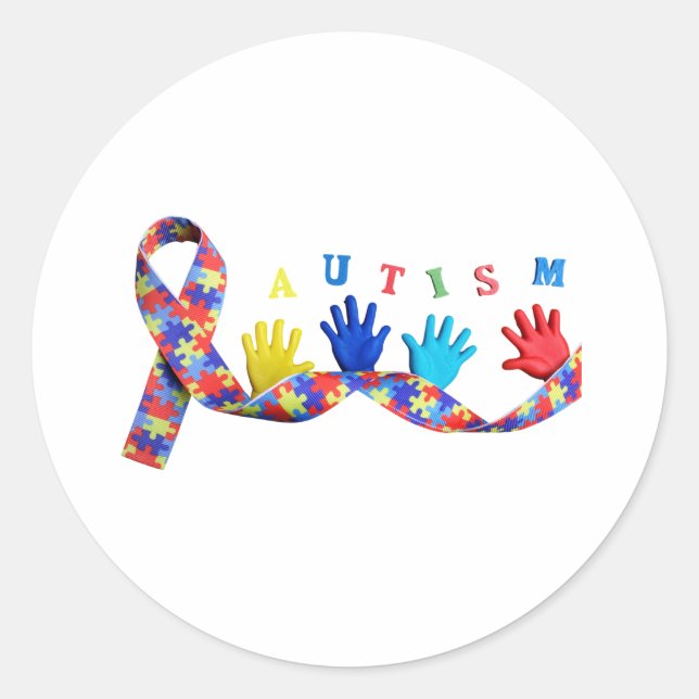 Sticker Rond Autism (Devant)
