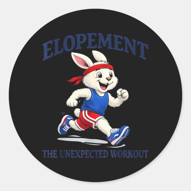 Sticker Rond Autisme Neurodiversité Fugue L'Inattendu (Devant)