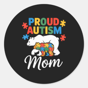 Sticker Rond Autisme sensibilisation autistique