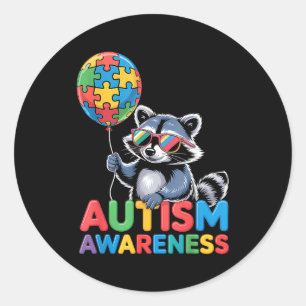 Sticker Rond Autisme sensibilisation autistique