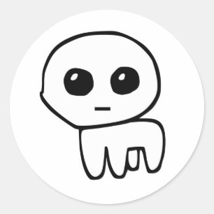 Sticker Rond Autisme TBH Créature Autisme créature