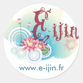 Sticker Rond Auto collant E-ijin